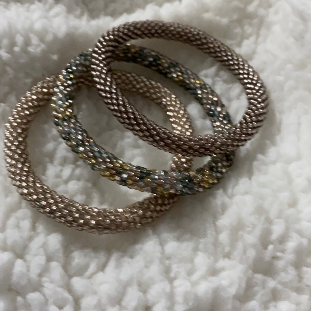 SASHKA SET OF 3 Glass Bead Bracelets